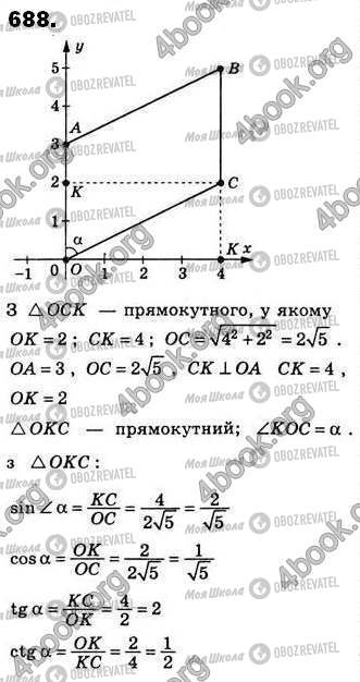 ГДЗ Геометрия 8 класс страница 688