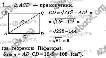 ГДЗ Геометрія 8 клас сторінка Стр.222 (1)