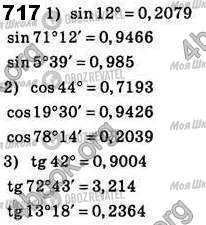 ГДЗ Геометрия 8 класс страница 717