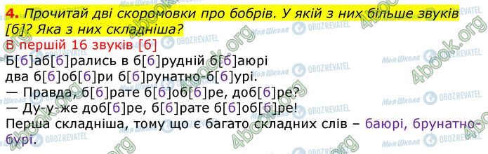 ГДЗ Українська мова 3 клас сторінка Ур.33 (4)