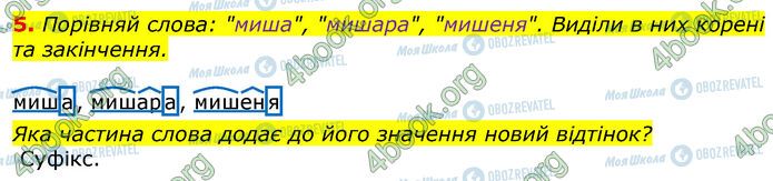 ГДЗ Українська мова 3 клас сторінка Ур.86 (5)