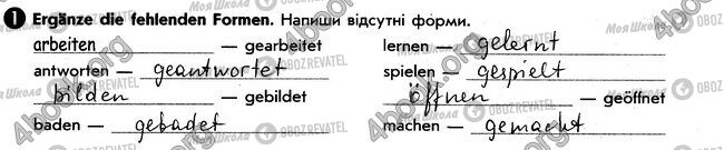 ГДЗ Німецька мова 6 клас сторінка стр39. впр1