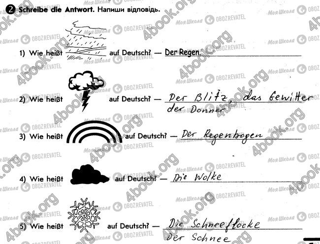 ГДЗ Немецкий язык 6 класс страница стр7. впр2