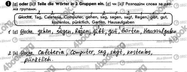 ГДЗ Німецька мова 6 клас сторінка стр37. впр1