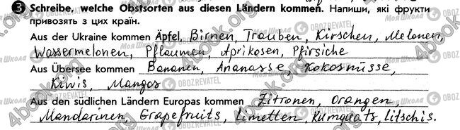 ГДЗ Немецкий язык 6 класс страница стр63. впр3