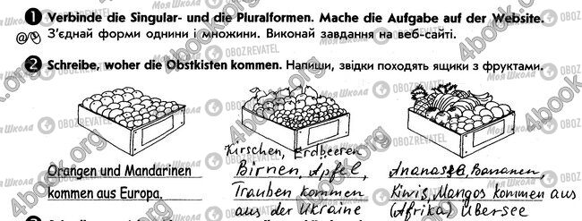 ГДЗ Німецька мова 6 клас сторінка стр63. впр1-2