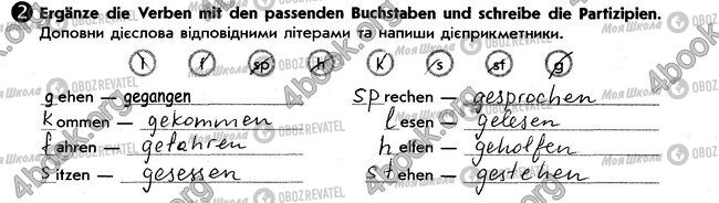 ГДЗ Німецька мова 6 клас сторінка стр41. впр2