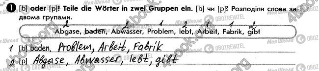 ГДЗ Німецька мова 6 клас сторінка стр99. впр1