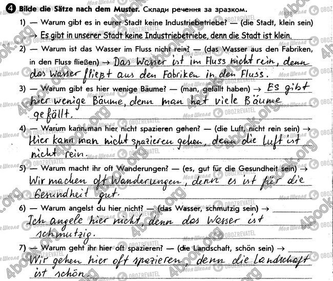 ГДЗ Німецька мова 6 клас сторінка стр100. впр4