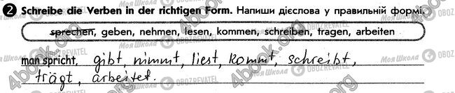 ГДЗ Німецька мова 6 клас сторінка стр37. впр2