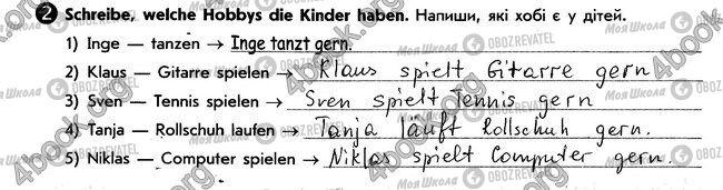 ГДЗ Немецкий язык 6 класс страница стр4. впр2