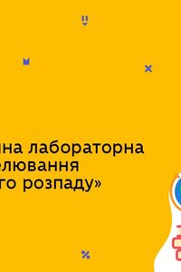 Онлайн урок 11 клас Фізика. Демонстраційна лабораторна робота “Моделювання радіоактивного розпаду” (Тиж.7:ПН)