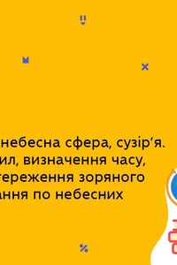 Онлайн урок 11 класс Физика. Наблюдение звездного неба и ориентирования по небесным светилам (Нед.10:ПТ)