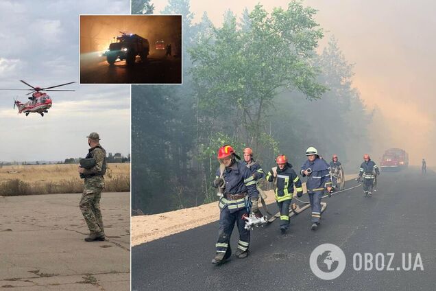 Пожары на Луганщине