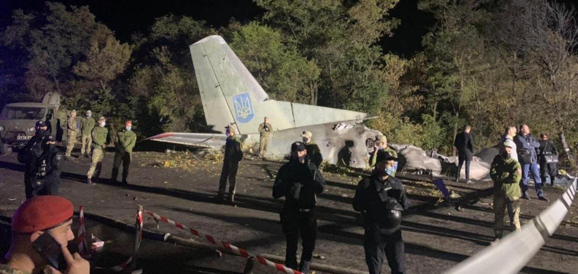 Місце катастрофи Ан-26 у Чугуєві