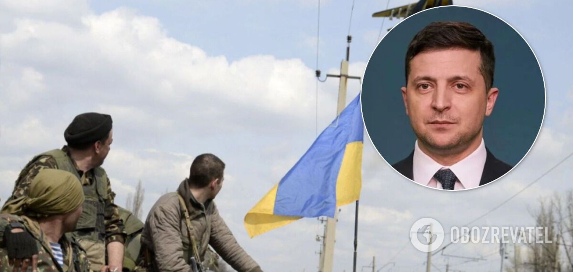 Зеленський заявив, що на Донбасі за 75 днів перемир'я загинув один воїн