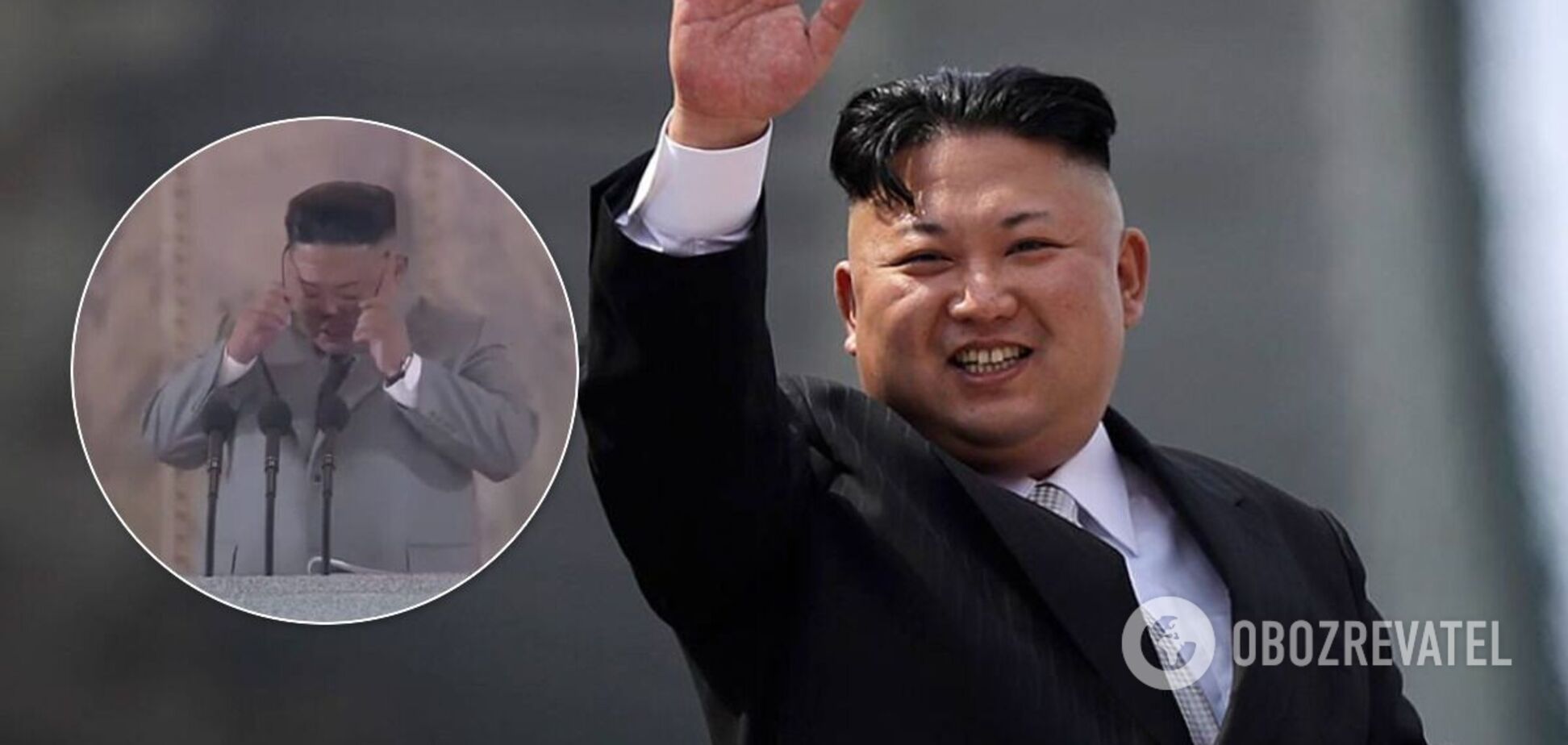 Кім Чен Ин розплакався на військовому параді й перепросив за невдачі