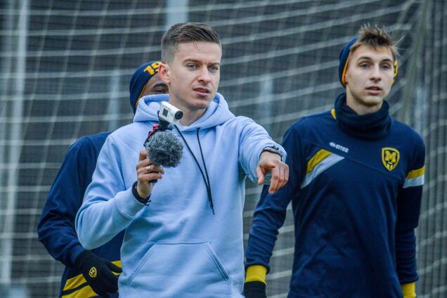 Дмитрий Поворознюк приехал на тренировку 'Металлиста-1925'