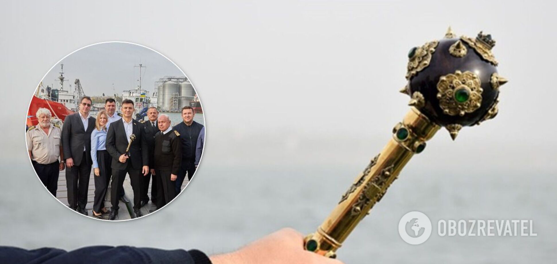 В Киев привезут 'булаву', с которой Зеленский снимался в сериале 'Слуга народа'