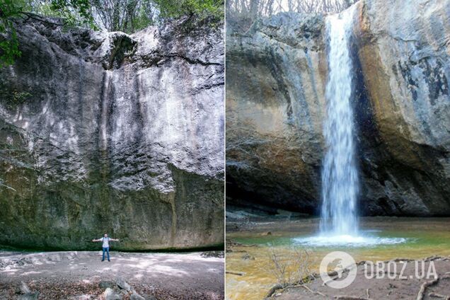 В Крыму пересох водопад Кобалар