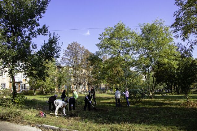 У Дніпрі слухачі 'Університету третього віку' та інші містяни висадили 170 дерев