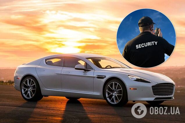 В Украине засняли необычное авто службы охраны – Aston Martin Rapide