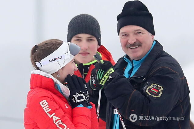 Домрачева и Лукашенко