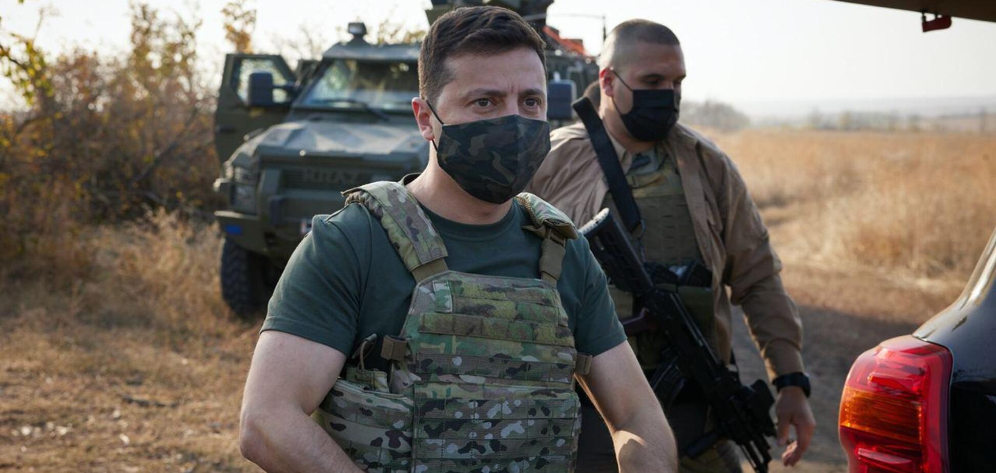Владимир Зеленский посетил Донбасс