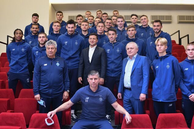 Зеленский и Динамо