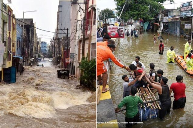Унаслідок повеней в Індії загинуло 60 людей