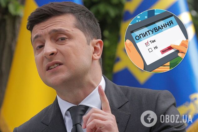 Опрос Зеленского