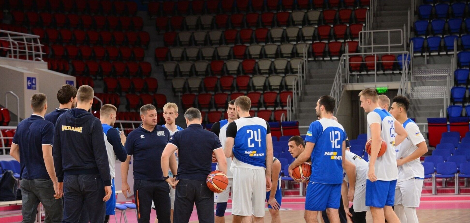 Баскетболисты сборной Украины