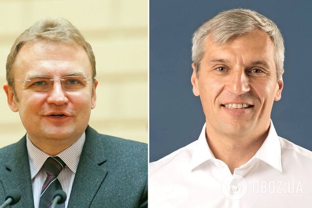 Главная тройка конкурентов в борьбе за пост мэра Львова– Андрей Садовый, Руслан Кошулинский и Олег Синютка