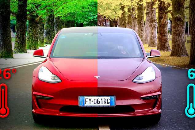 Журналісти встановили різницю в запасі ходу Tesla взимку та влітку