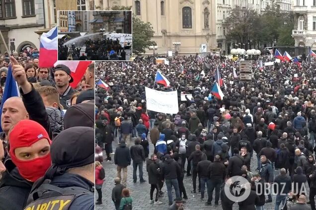 Протесты против карантина в Чехии