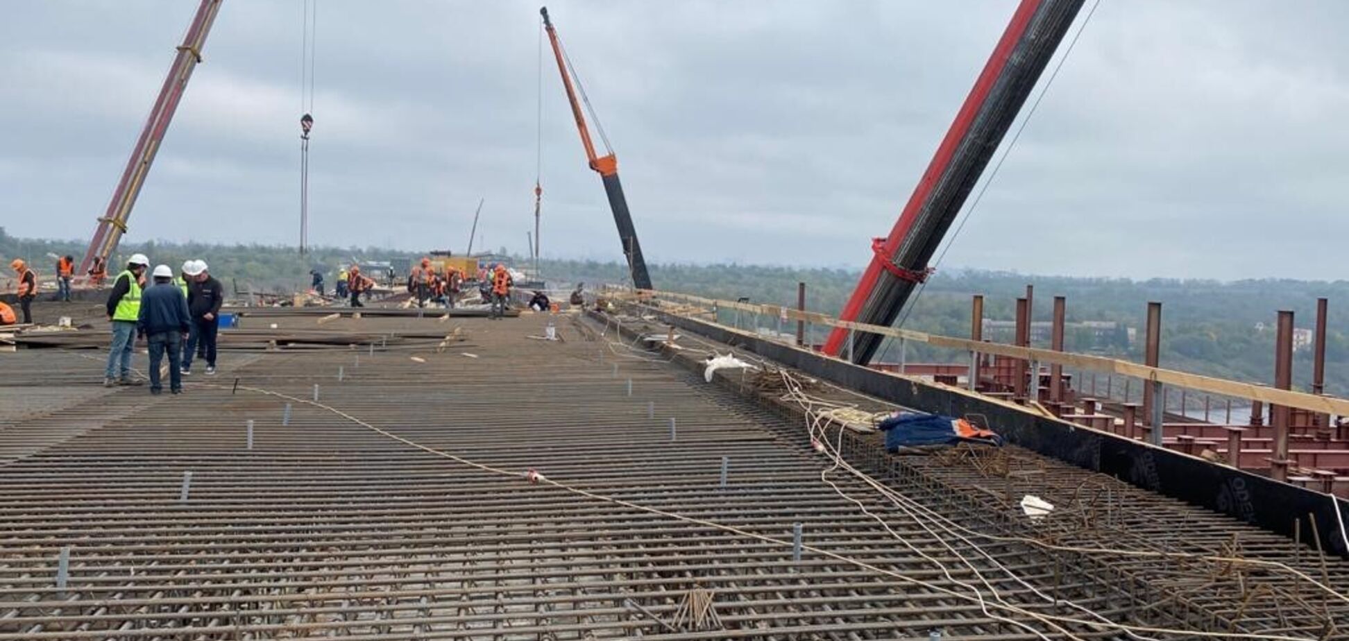 У Запоріжжі триває будівництво мостів у межах 'Великого будівництва'