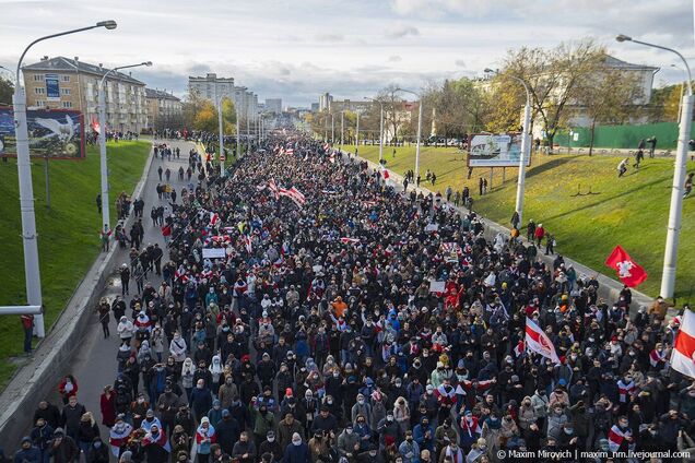 Неймовірний Партизанський марш у Мінську