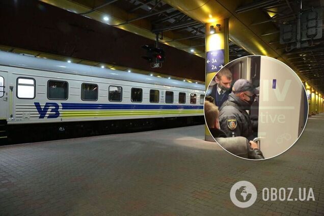 Поїзд Львів-Київ зупинили через двох неадекватних дівчат