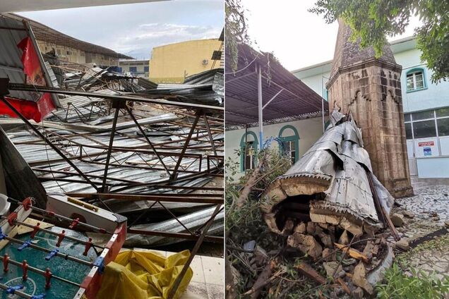 Наслідки урагану в турецькій Антальї