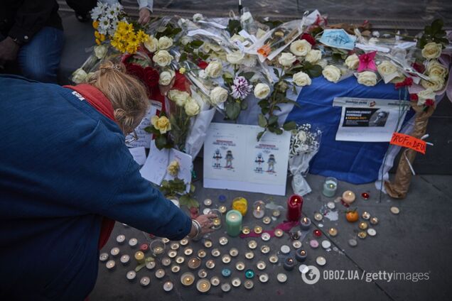 Місце вбивства вчителя в Парижі