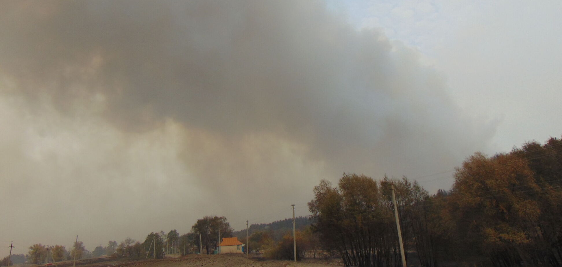 Боевики специально подожгли сухую траву