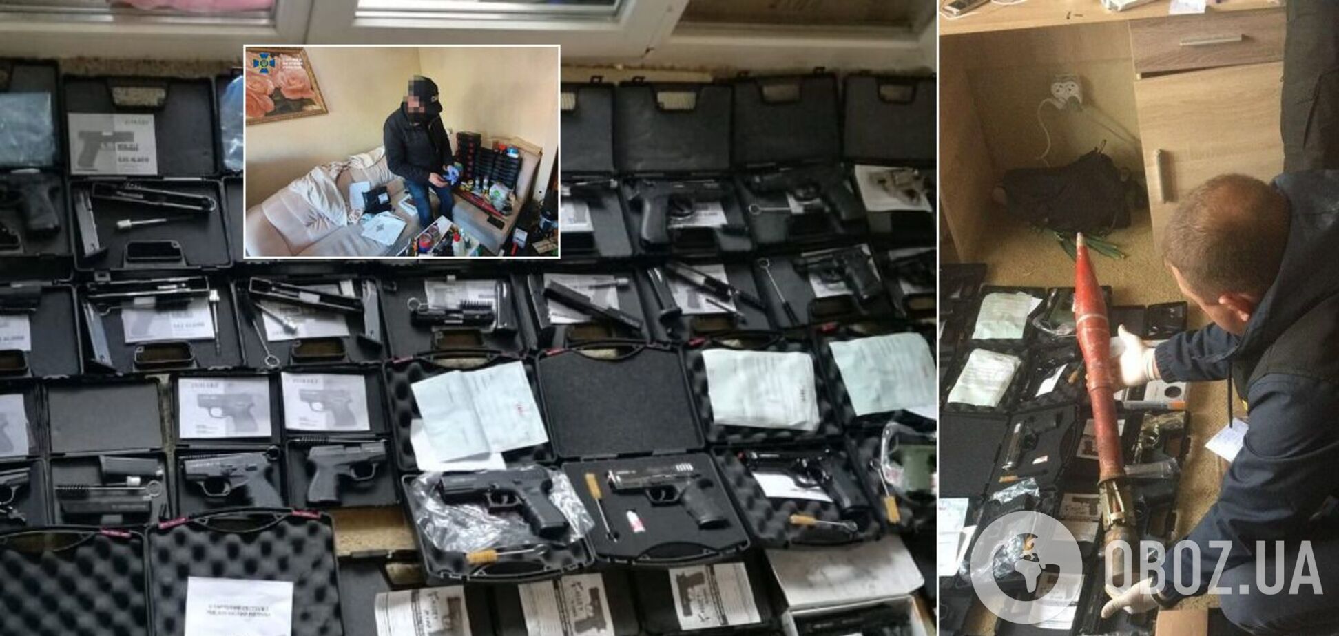 Правоохранители накрыли сеть сбыта оружия