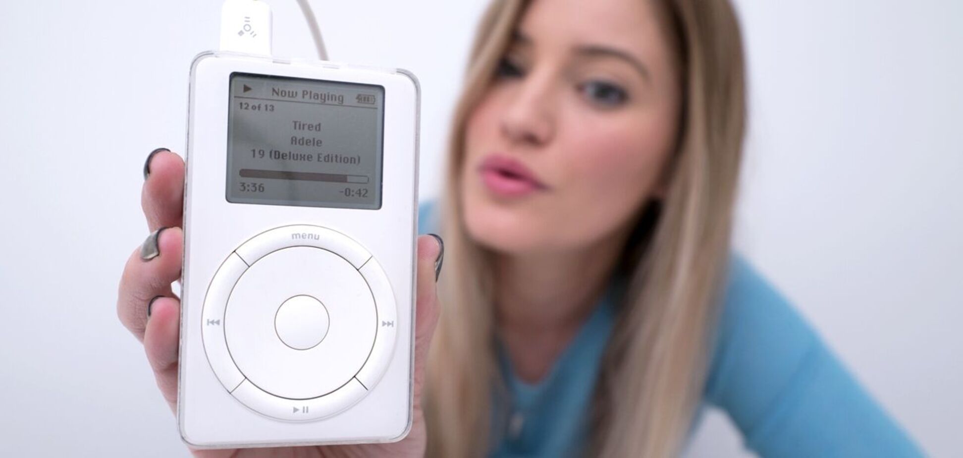 Об'єм диска першого iPod становив п'ять гігабайтів