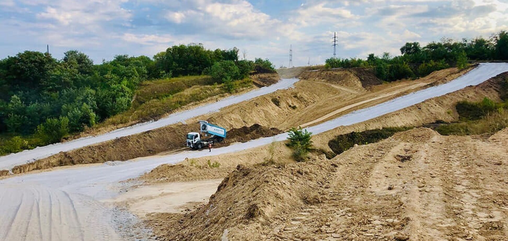 Строительство Объездной Днепра