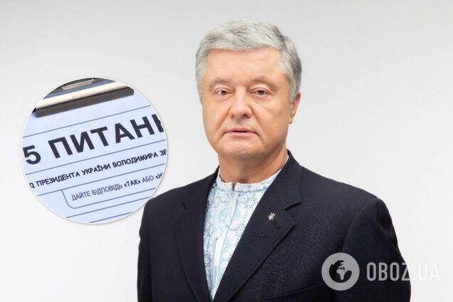 Порошенко: опрос Зеленского – технология незаконной агитации и нарушение Конституции