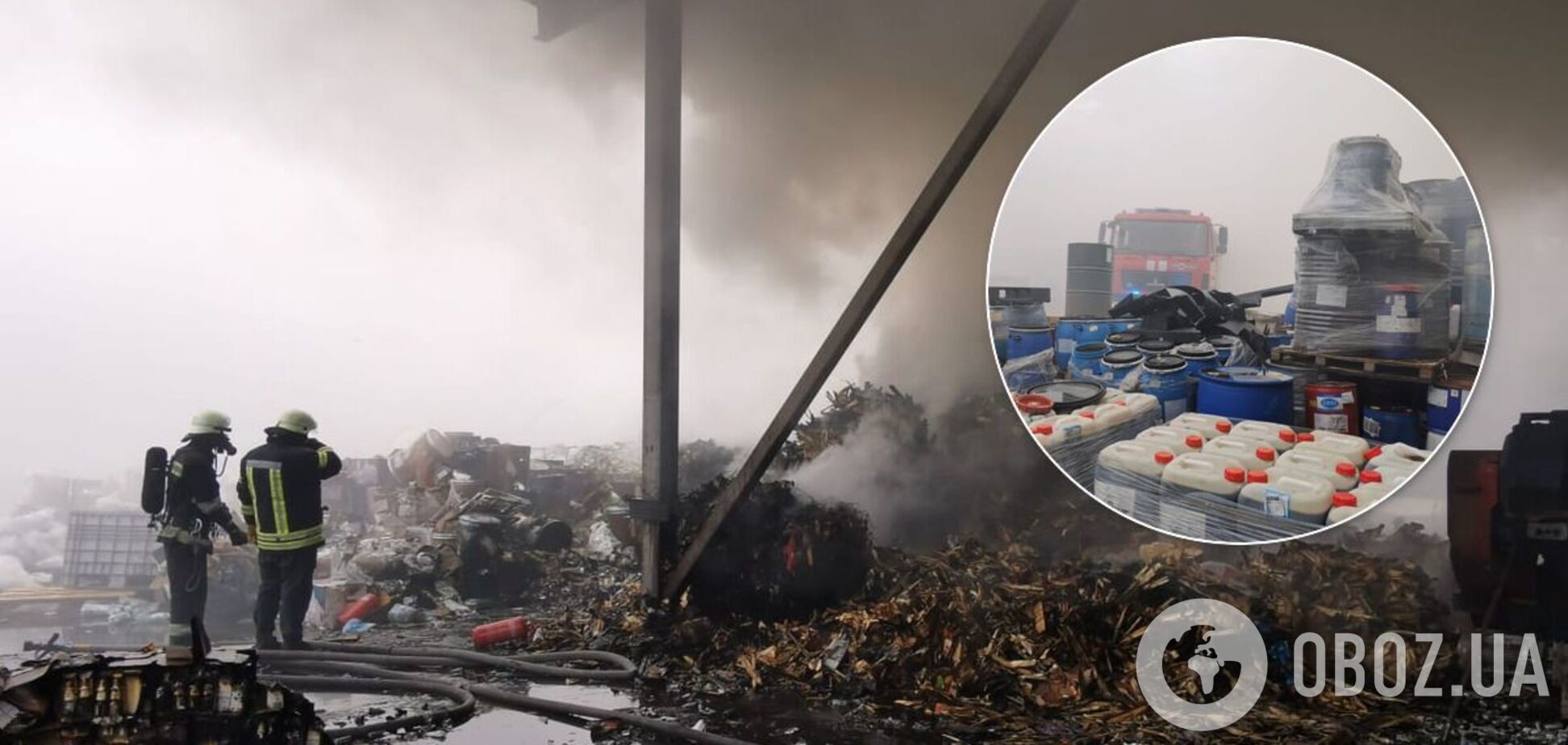 Пожежа в Обухові