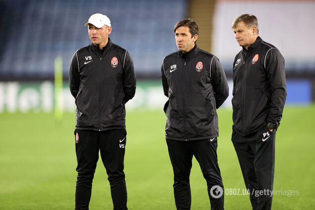 Тренерський штаб 'Зорі' на чолі з Віктором Скрипником