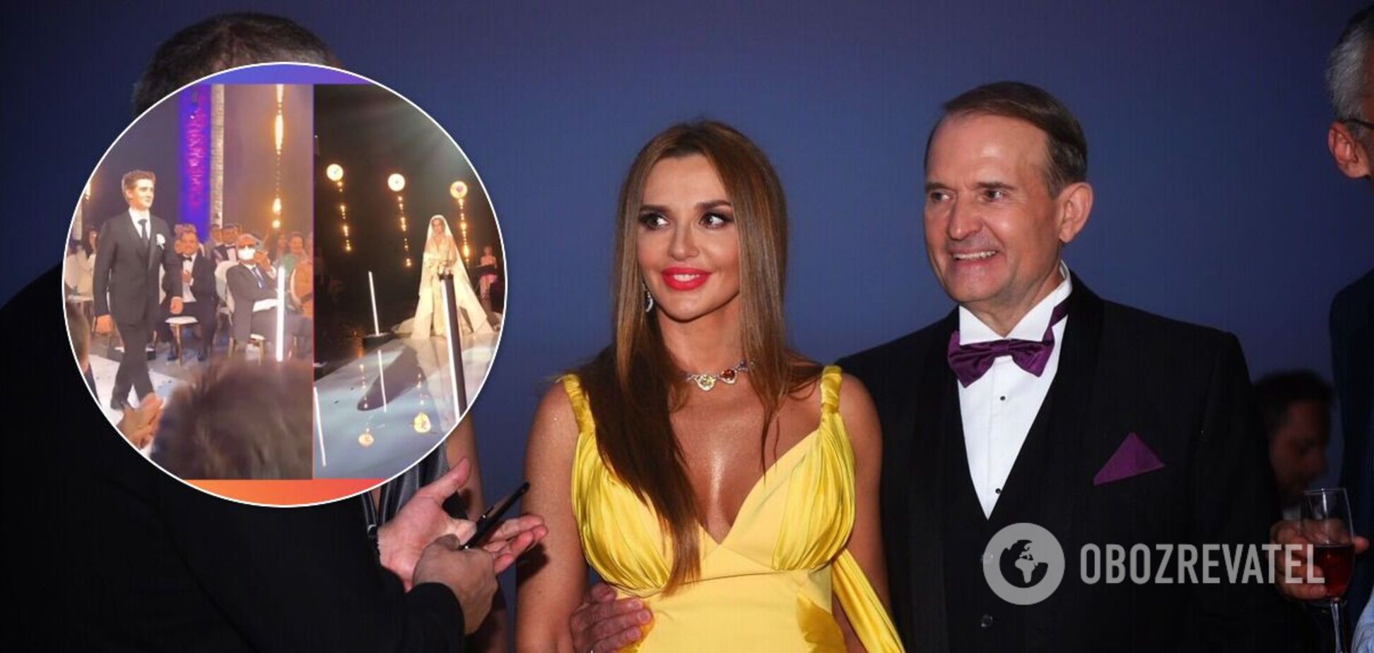 На свадьбе пасынка Медведчука заметили известных политиков. Фото