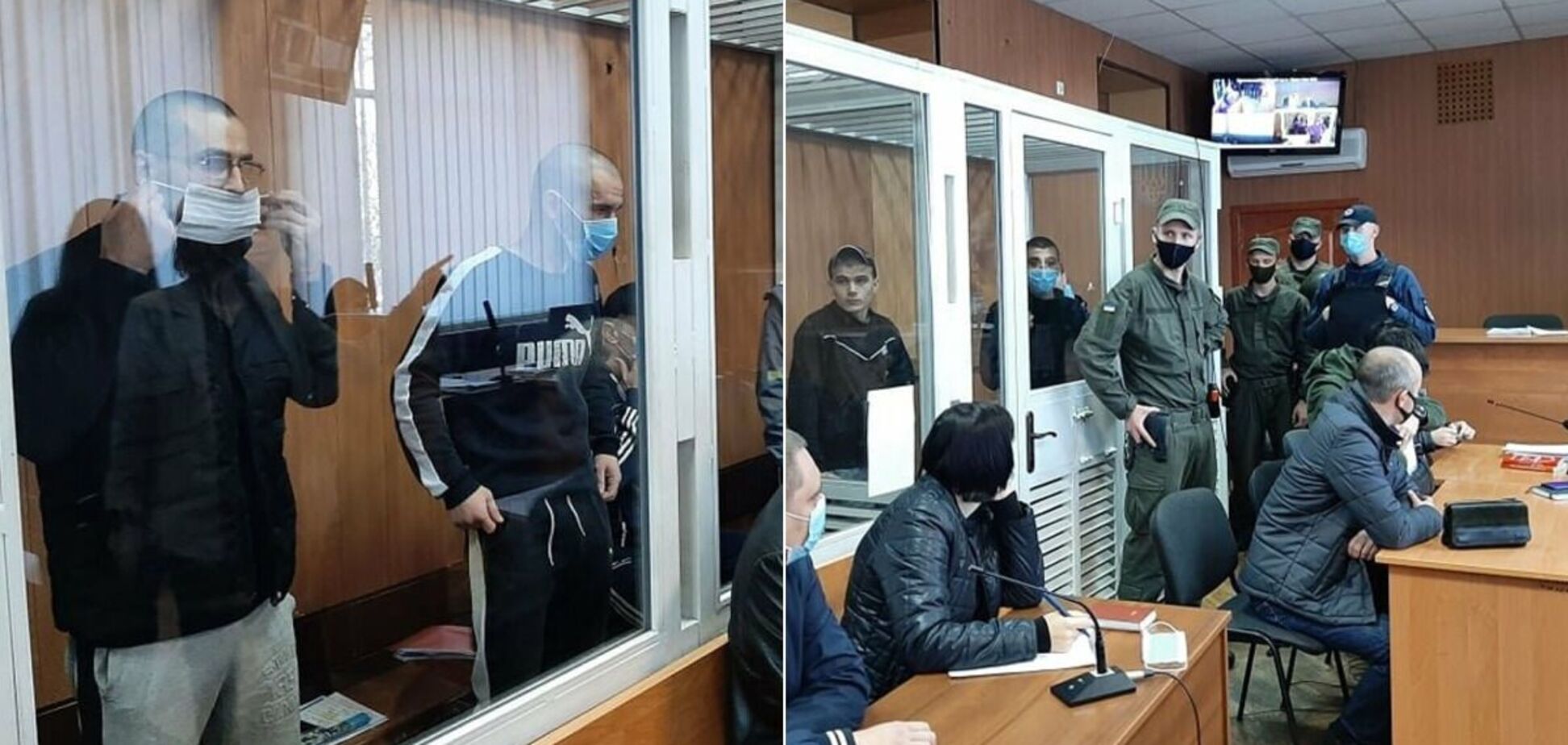 У суді семеро обвинувачених порізали собі вени