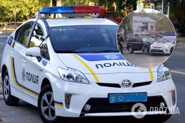 В Одесі водій протаранив поліцейське авто